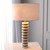 Global Views Marble Stack White Table Lamp 