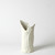 Global Views Crocodile Small Matte White Vase 