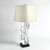 Global Views Facet Block Table Lamp Double 
