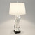 Global Views Facet Block Table Lamp Double 