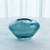 Global Views Undulating Small Azure Vase 