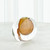 Global Views Micro Bubble Small Amber Vase 