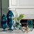 Global Views Micro Bubble Large Azure Vase 