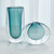Global Views Micro Bubble Small Azure Vase 