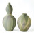 Global Views Helios Small Washed Green Vase 