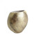 Global Views Golden Raku Flat Round Vase 