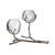 Global Views Twig 2 Nickel Vase Holder 