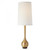Global Views Bulb Vase Brushed Brass Table Lamp 