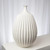 Global Views Sawtooth Large Rustic White Vase 