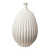 Global Views Sawtooth Large Rustic White Vase 