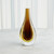 Global Views Gradient Large Amber Vase 