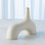 Global Views Stretch Small Cream Stone Vase 