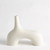 Global Views Stretch Small Cream Stone Vase 