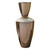 Global Views Marta's Low Bronze Reactive Blue Vase 