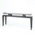 Global Views Poise Black Satin Console Table 2.20002