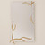 Global Views Twig Large Gold Leaf Mirror 