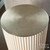 Global Views Camille White Bronze Side Table 