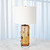 Global Views Amber Glass Table Lamp 