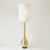 Global Views Bulb Brushed Brass Floor Lamp 