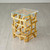 Global Views Fragments Gold Leaf End Table 