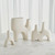 Global Views Cassel Medium Matte White Vase 