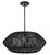 Hinkley Luca Medium Single Tier Chandelier Black 28.0"W x 10.75"H x 28.0"L Black Shade 