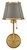Hinkley Clarke Medium Single Light Sconce Lacquered Dark Brass, Dark Matte Grey 7.25"W x 15.75"H x 8.75"L Metal Shade 