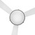 Hinkley Oliver 62" LED Smart Fan Matte White 