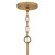 Hinkley Raffi Large LED Linear Chandelier Burnished Gold 