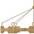 Hinkley Raffi Large LED Linear Chandelier Burnished Gold 