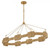 Hinkley Raffi Large LED Linear Chandelier Burnished Gold 