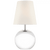 Visual Comfort & Co. Signature Collection Terri 12" Cordless Accent Lamp, Visual Comfort & Co. Signature Collection TOB 3100CG-L-CL D9DNC 