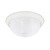 Bates Flush Mount, 2-Light, Matte White, White Faux Alabaster Glass, 11"W