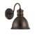Outdoor Wall Lantern, 1-Light, Old Bronze, Metal Shade, 12.5"H