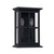 Mansell Outdoor Wall Lantern, 2-Light, Black, Clear Glass, 14"H