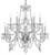 Traditional 12 Light Crystal Chandelier - Polished Chrome, Swarovski Spectra Crystal 26"H