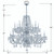 Traditional Crystal Chandelier - Polished Chrome, Swarovski Strass Crystal 34"H