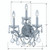 Maria Theresa Wall Sconce - Polished Chrome, Hand Cut Crystal 14"H