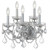 Maria Theresa Wall Sconce - Polished Chrome, Hand Cut Crystal 18"H