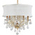 Brentwood Chandelier - Gold, Swarovski Spectra Crystal 19"H