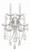 Maria Theresa Wall Sconce - Polished Chrome, Hand Cut Crystal 24"H