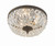 Ceiling Mount 3 Light Flush Mount - English Bronze, Hand Cut Crystal 6.5"H, Crystorama (712-EB-CL-MWP 26N2Z)