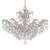 Maria Theresa Chandelier - Polished Chrome, Hand Cut Crystal 20"H