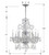 Traditional Crystal Chandelier - Polished Chrome, Swarovski Strass Crystal 27"H