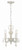 Paris Market Mini Chandelier - Antique White, Swarovski Spectra Crystal 15"H