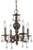 Paris Market Mini Chandelier - Venetian Bronze, Hand Cut Crystal 15"H