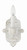 Paris Market Wall Sconce - Antique White 9.75"H