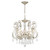 Regis Chandelier - Olde Silver, Hand Cut Crystal 20"H