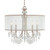 Hampton Chandelier - Polished Chrome, Clear Teardrop Almond 23"H