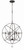Solaris Chandelier - English Bronze, Clear Glass Drops 35.5"H